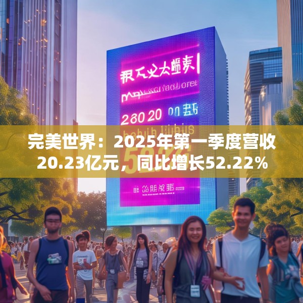完美世界：2025年第一季度营收20.23亿元，同比增长52.22%