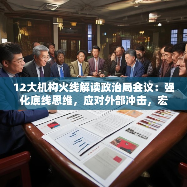 12大机构火线解读政治局会议：强化底线思维，应对外部冲击，宏观着力“四稳”，配置上沿三主线布局