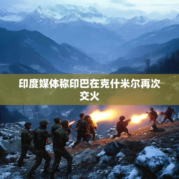 印度媒体称印巴在克什米尔再次交火