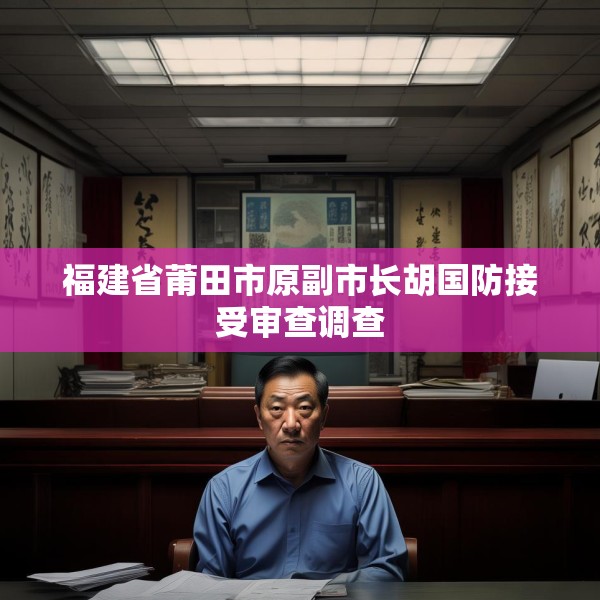 福建省莆田市原副市长胡国防接受审查调查