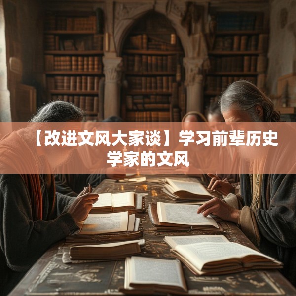 【改进文风大家谈】学习前辈历史学家的文风