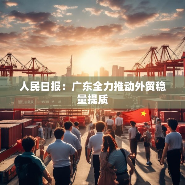 人民日报：广东全力推动外贸稳量提质