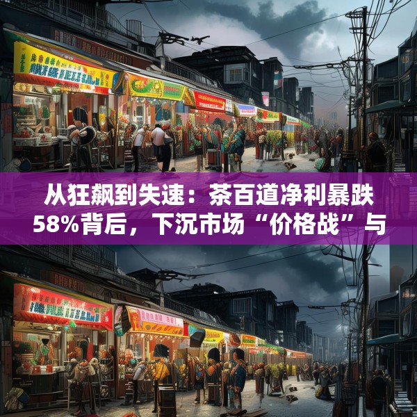 从狂飙到失速：茶百道净利暴跌58%背后，下沉市场“价格战”与品控之殇