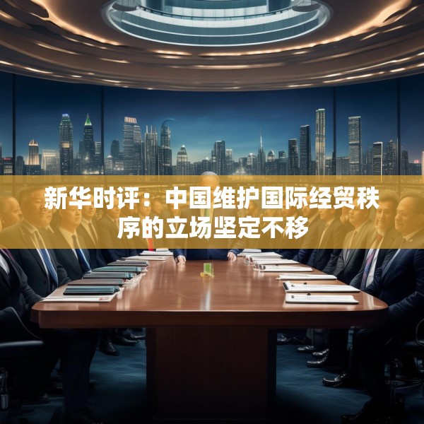 新华时评：中国维护国际经贸秩序的立场坚定不移