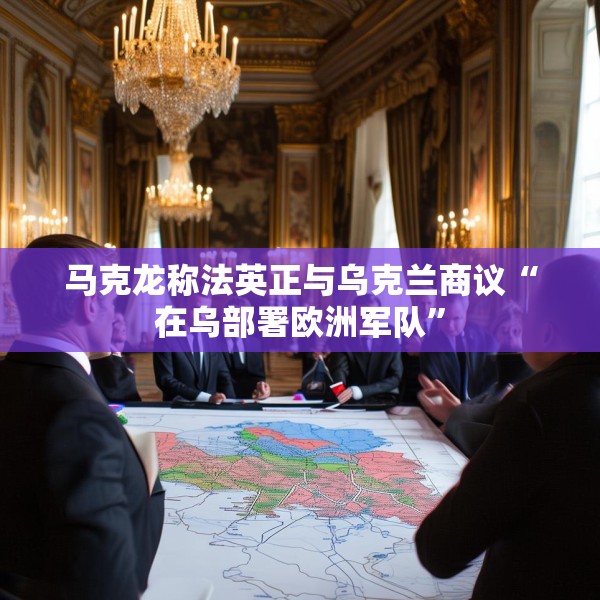 马克龙称法英正与乌克兰商议“在乌部署欧洲军队”