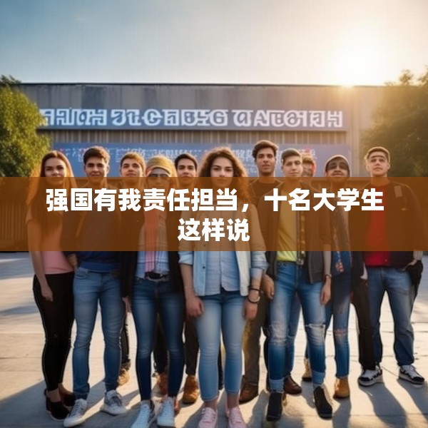 强国有我责任担当，十名大学生这样说