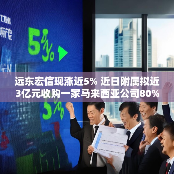 远东宏信现涨近5% 近日附属拟近3亿元收购一家马来西亚公司80%股权