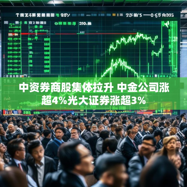 中资券商股集体拉升 中金公司涨超4%光大证券涨超3%