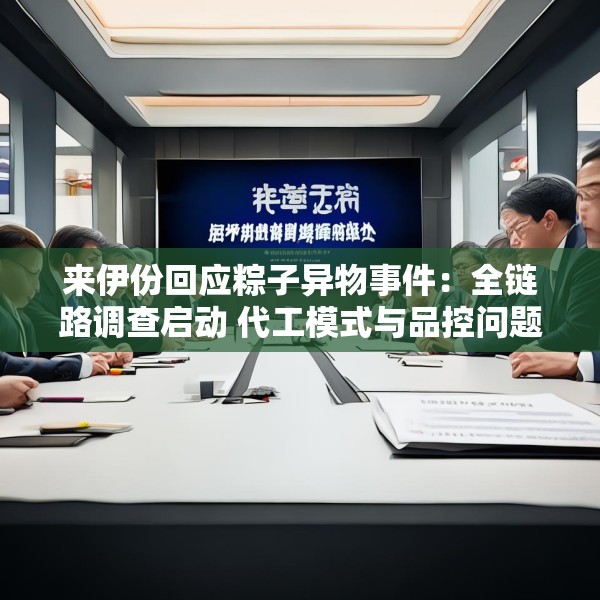 来伊份回应粽子异物事件：全链路调查启动 代工模式与品控问题再受关注