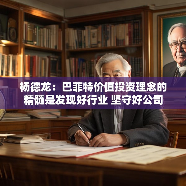 杨德龙：巴菲特价值投资理念的精髓是发现好行业 坚守好公司