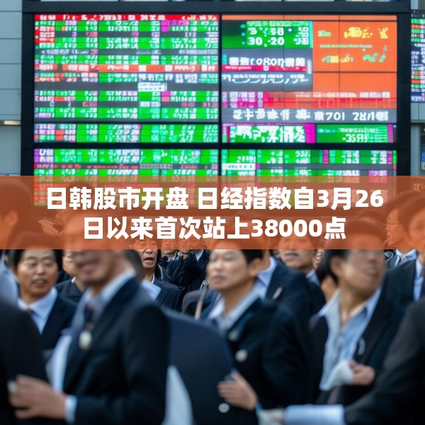 日韩股市开盘 日经指数自3月26日以来首次站上38000点