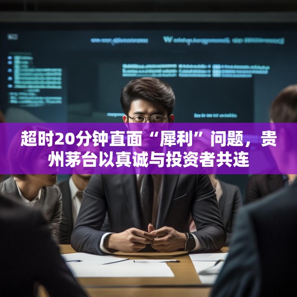 超时20分钟直面“犀利”问题，贵州茅台以真诚与投资者共连
