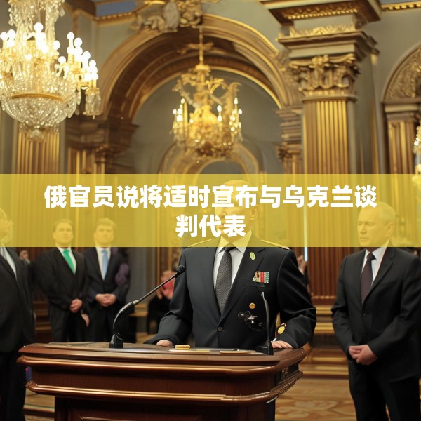 俄官员说将适时宣布与乌克兰谈判代表