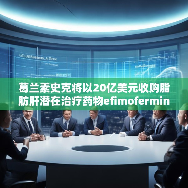 葛兰素史克将以20亿美元收购脂肪肝潜在治疗药物efimofermin