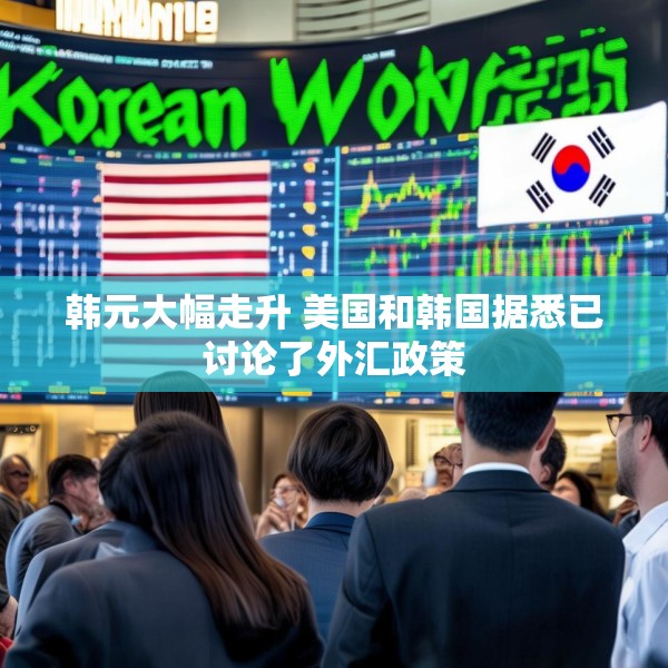 韩元大幅走升 美国和韩国据悉已讨论了外汇政策