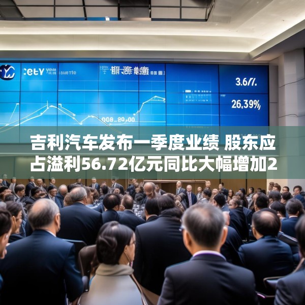 吉利汽车发布一季度业绩 股东应占溢利56.72亿元同比大幅增加263.59%