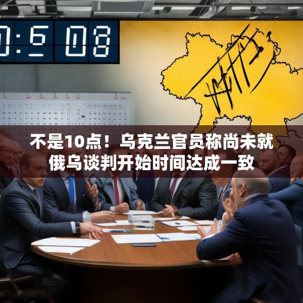 不是10点！乌克兰官员称尚未就俄乌谈判开始时间达成一致