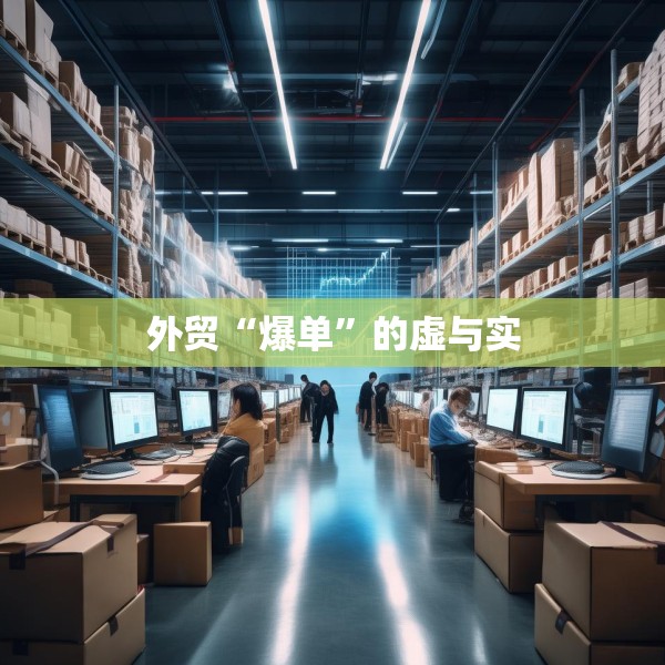 外贸“爆单”的虚与实
