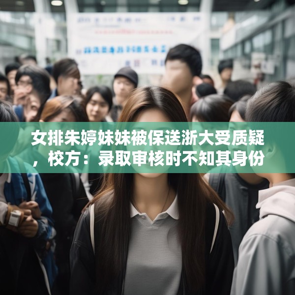 女排朱婷妹妹被保送浙大受质疑，校方：录取审核时不知其身份