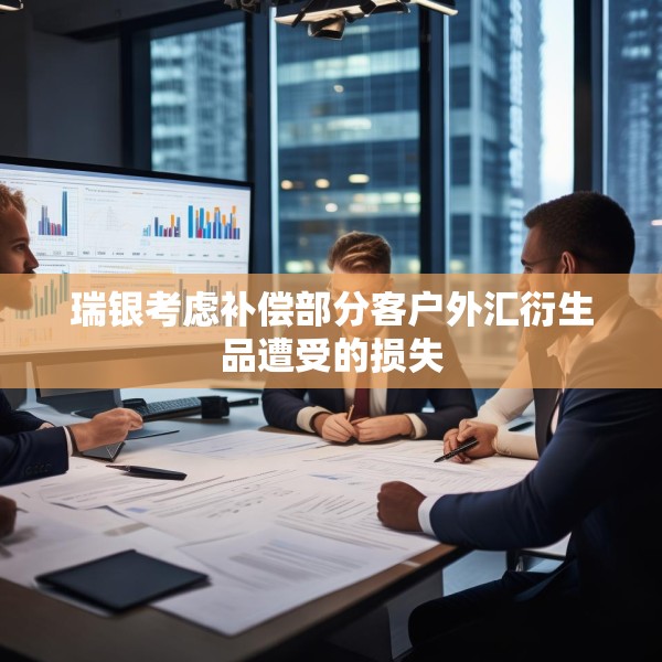 瑞银考虑补偿部分客户外汇衍生品遭受的损失