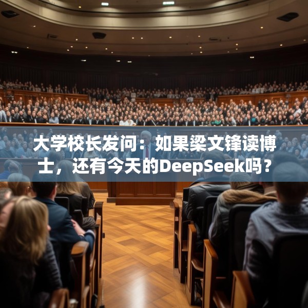 大学校长发问：如果梁文锋读博士，还有今天的DeepSeek吗？