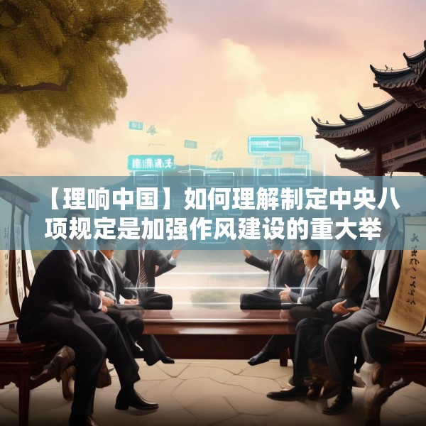 【理响中国】如何理解制定中央八项规定是加强作风建设的重大举措