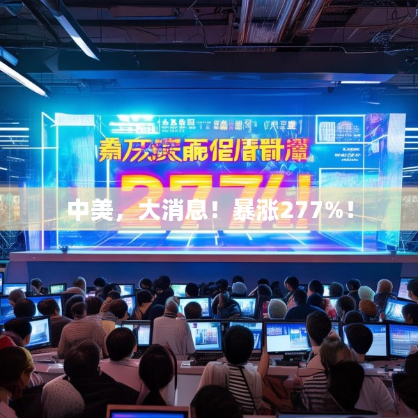 中美，大消息！暴涨277%！