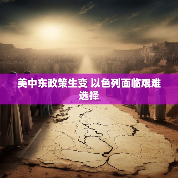 美中东政策生变 以色列面临艰难选择