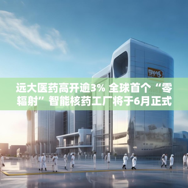 远大医药高开逾3% 全球首个“零辐射”智能核药工厂将于6月正式投入运营
