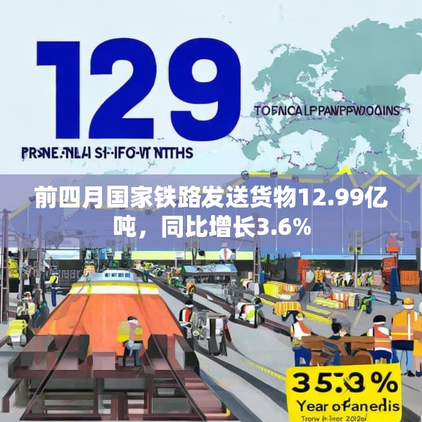前四月国家铁路发送货物12.99亿吨，同比增长3.6%