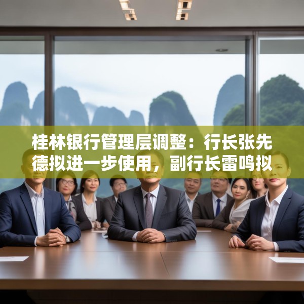 桂林银行管理层调整：行长张先德拟进一步使用，副行长雷鸣拟任市属国企正职