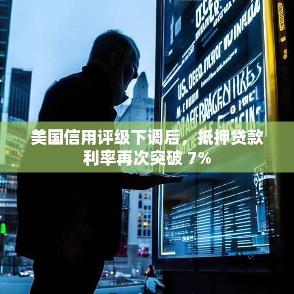 美国信用评级下调后，抵押贷款利率再次突破 7%