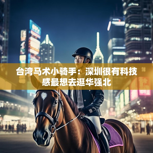 台湾马术小骑手：深圳很有科技感最想去逛华强北