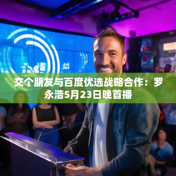 交个朋友与百度优选战略合作：罗永浩5月23日晚首播
