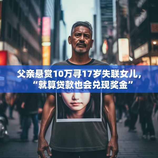 父亲悬赏10万寻17岁失联女儿，“就算贷款也会兑现奖金”
