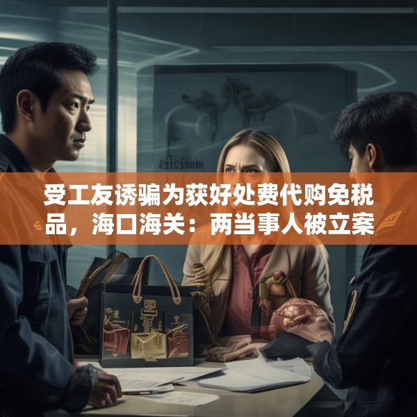 受工友诱骗为获好处费代购免税品，海口海关：两当事人被立案