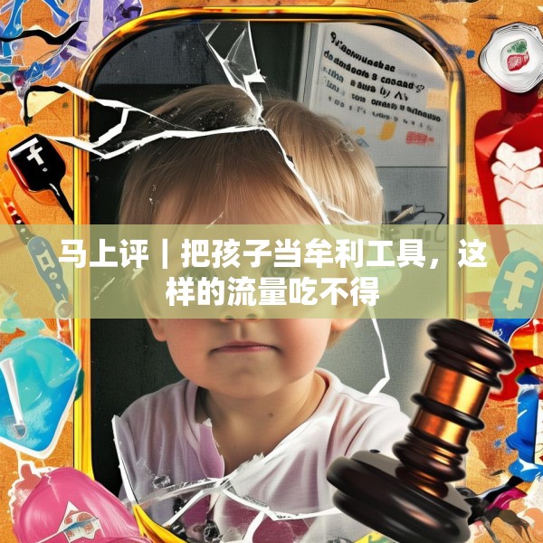 马上评｜把孩子当牟利工具，这样的流量吃不得