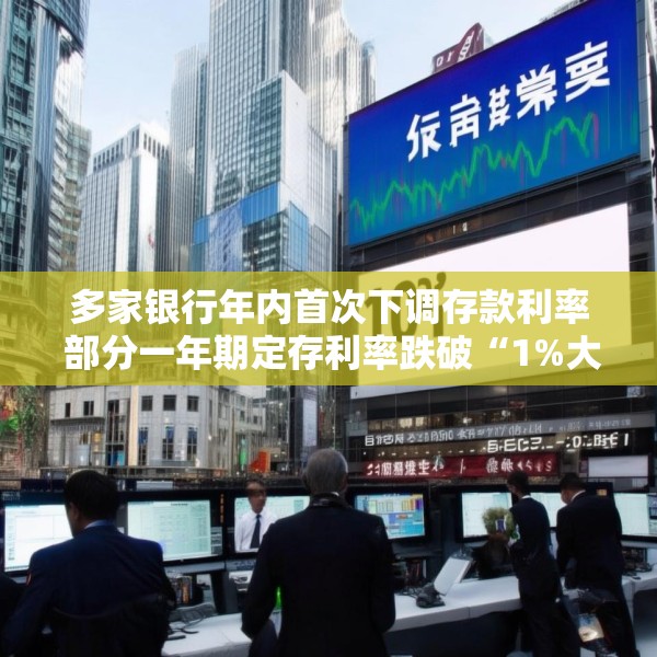 多家银行年内首次下调存款利率 部分一年期定存利率跌破“1%大关”