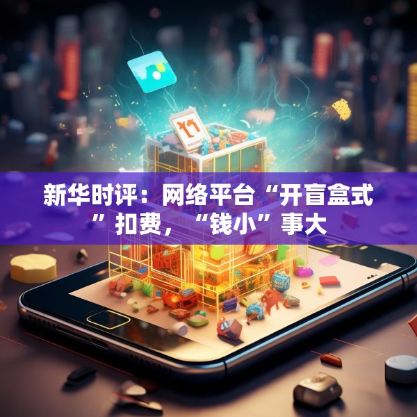 新华时评：网络平台“开盲盒式”扣费，“钱小”事大