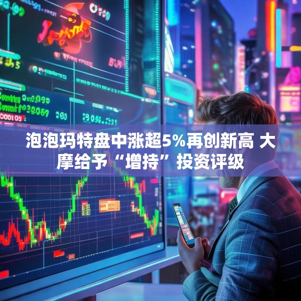 泡泡玛特盘中涨超5%再创新高 大摩给予“增持”投资评级