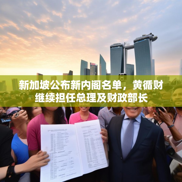 新加坡公布新内阁名单，黄循财继续担任总理及财政部长