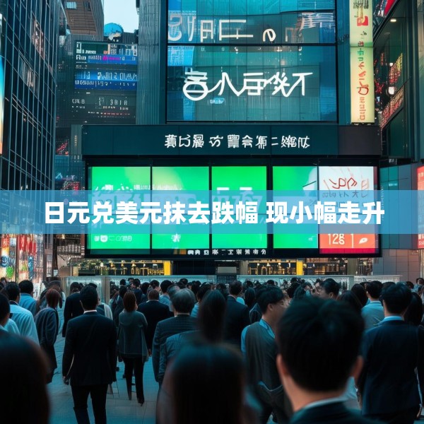 日元兑美元抹去跌幅 现小幅走升