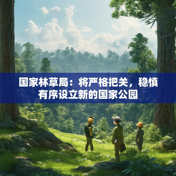 国家林草局：将严格把关，稳慎有序设立新的国家公园