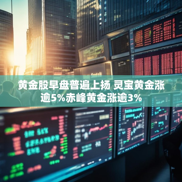 黄金股早盘普遍上扬 灵宝黄金涨逾5%赤峰黄金涨逾3%