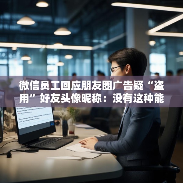 微信员工回应朋友圈广告疑“盗用”好友头像昵称：没有这种能力，也不会这样干