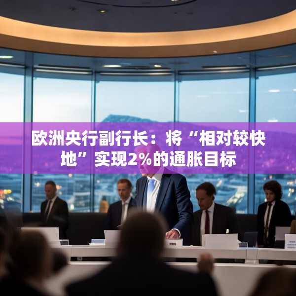 欧洲央行副行长：将“相对较快地”实现2%的通胀目标
