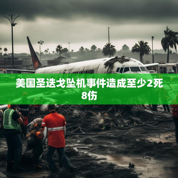 美国圣迭戈坠机事件造成至少2死8伤