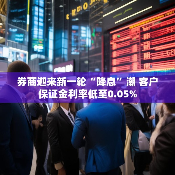 券商迎来新一轮“降息”潮 客户保证金利率低至0.05%