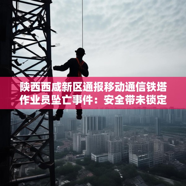 陕西西咸新区通报移动通信铁塔作业员坠亡事件：安全带未锁定在铁塔上