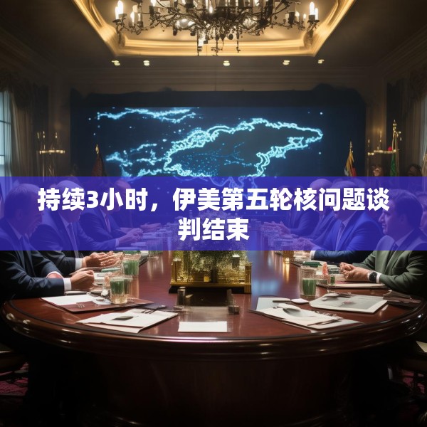 持续3小时，伊美第五轮核问题谈判结束